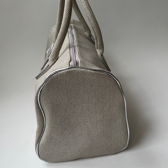 Michael Kors Canvas Duffel Satchel Bag - Picture 5 of 8